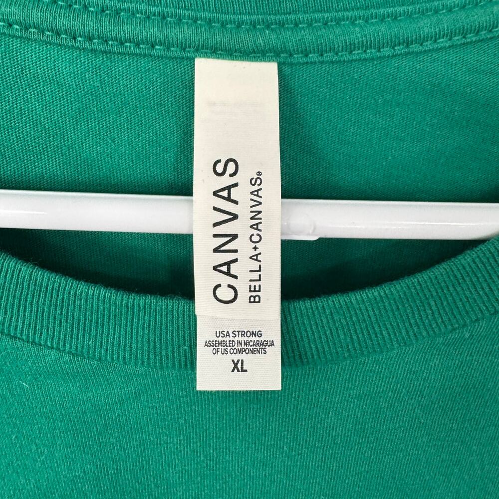 Bella Canvas The Grinch Social Distancing Green Short Sleeve Tee Shirt Size XL - Picture 5 of 6